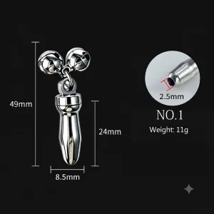 Jingle Bell – Metal Penis Plug 5 Sizes (1)