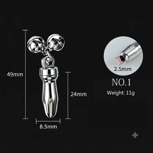 Jingle Bell – Metal Penis Plug 5 Sizes (1)