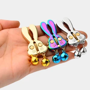 Metal Bunny - Nipple Clamps With Bells