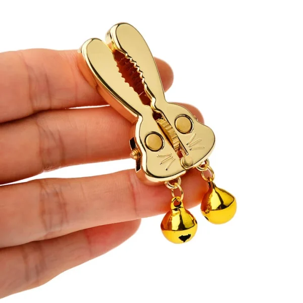 Metal Bunny - Nipple Clamps With Bells