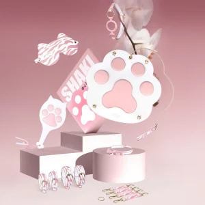 Neko Pet Play - Pinky Bondage Set With Bdsm Mat