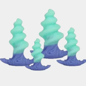 Ocean Spiral - Ribbed Butt Plug 3 Sizes