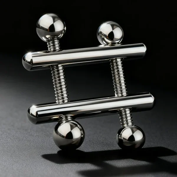 Prison Bars - Metal Nipple Clamps