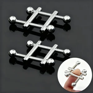 Prison Bars - Metal Nipple Clamps