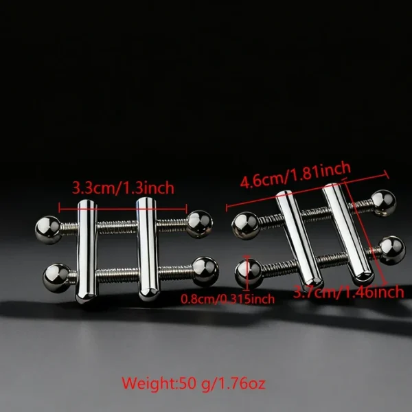 Prison Bars - Metal Nipple Clamps