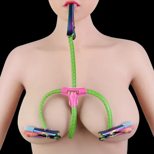 QKKQ - Electric Shock Nipple and Tongue Clips Set