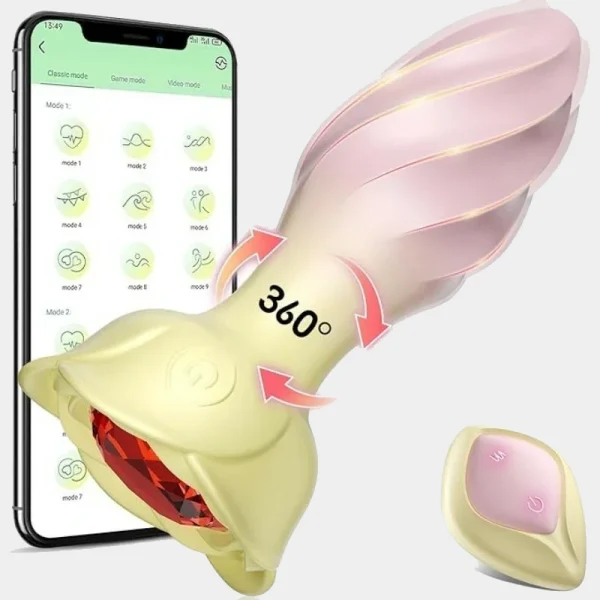 Ruby Velvet - Rotating Anal Toy