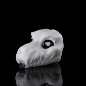 Skull Wolf - Platinum Silicone Stroker