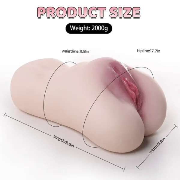 Sophia - Extra Large Pocket Pussy With Premium Silicone 4.4lb