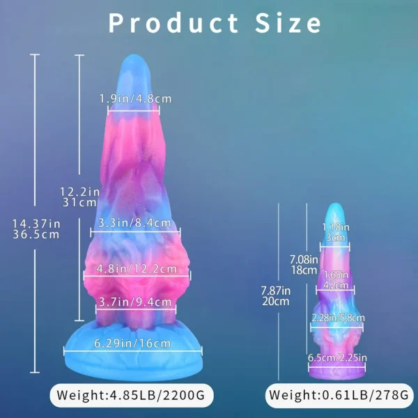 Soul Flame - Tipped Fantasy Dildo