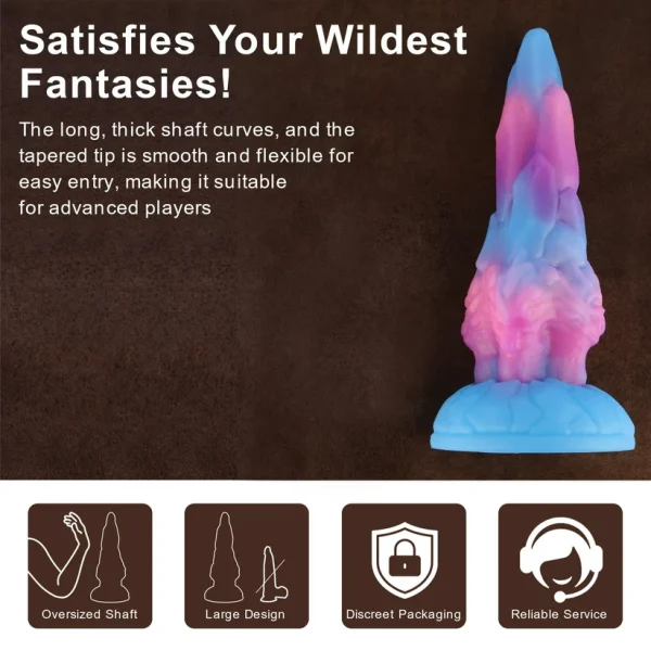 Soul Flame - Tipped Fantasy Dildo
