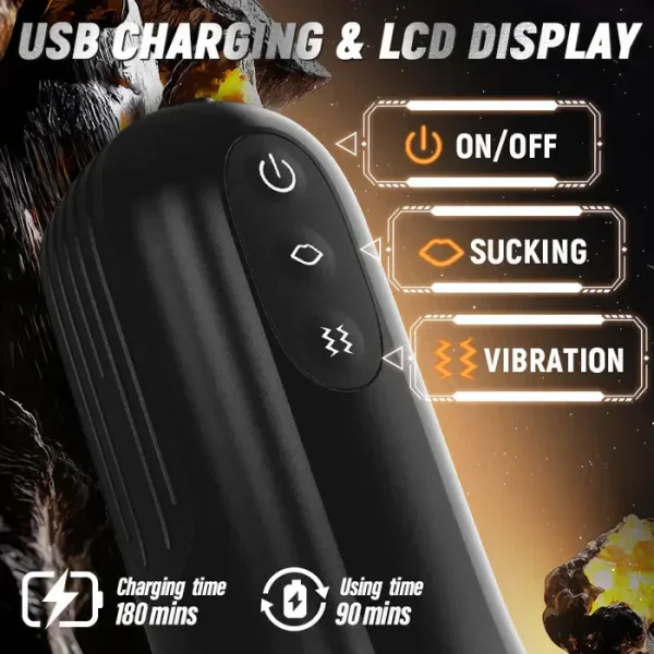 XV6 10 Vibrating Pocket Vagina With 3D Textured