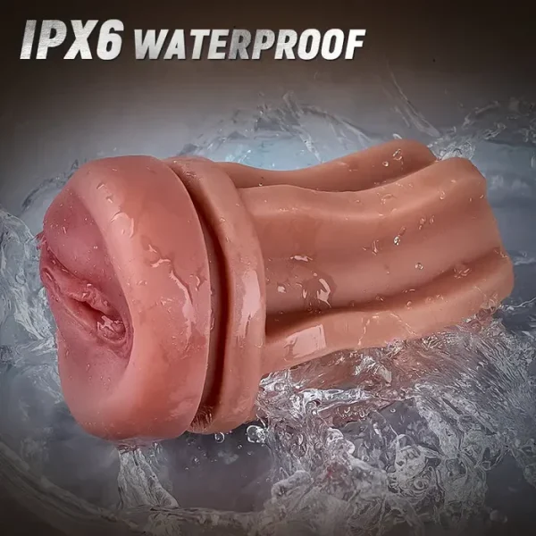 XV6 10 Vibrating Pocket Vagina With 3D Textured