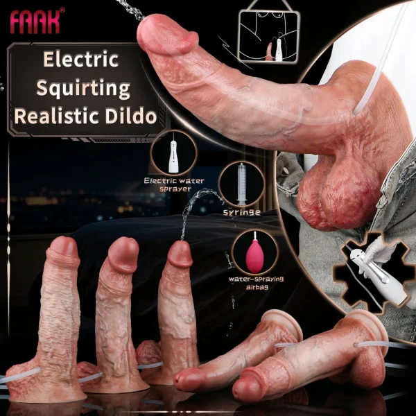 Auto Squirting Dildo - Hyper Realistic Series