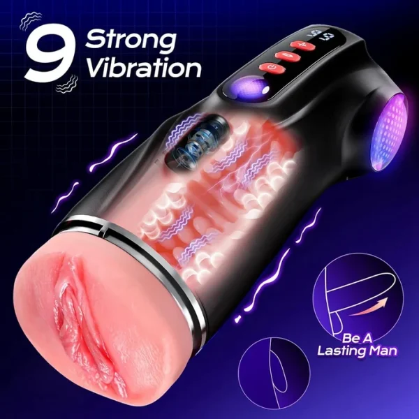Switchable Auto Sucking Masturbator - 3 Sleeve Included