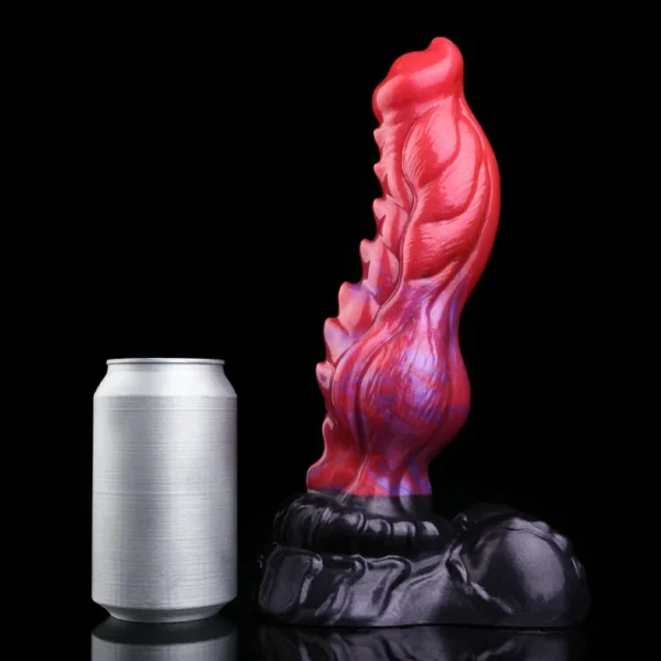 Crimson Beast Series - Knotted Design Dildo