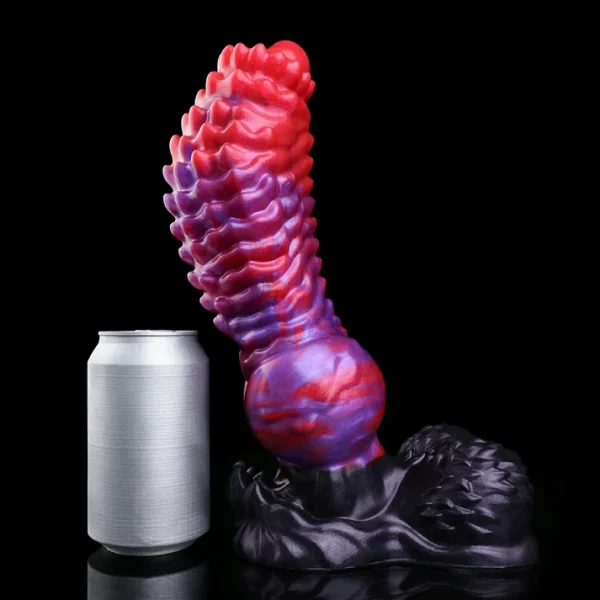 Crimson Beast Series - Knotted Design Dildo