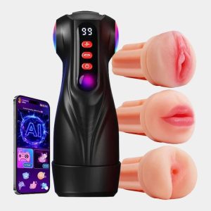 Switchable Auto Sucking Masturbator - 3 Sleeve Included