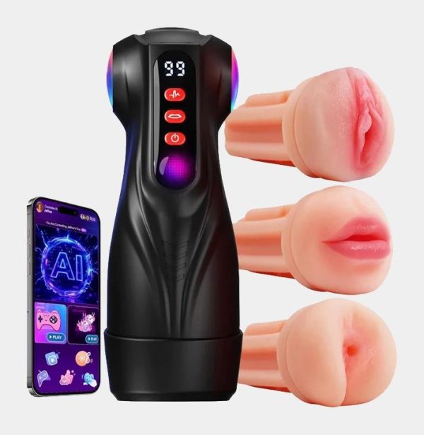 Switchable Auto Sucking Masturbator - 3 Sleeve Included