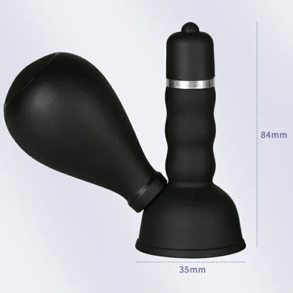 Air Pump Nipple Vibrator - Dual-Action Design
