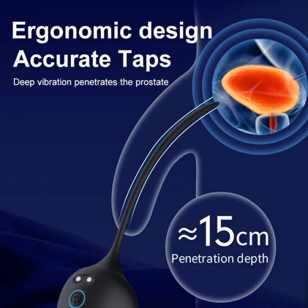 Anesidora Glans Vibrator With Sounding Rod