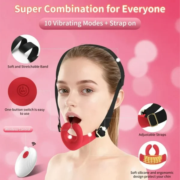 Anesidora Vibrating Gag for Blow Job