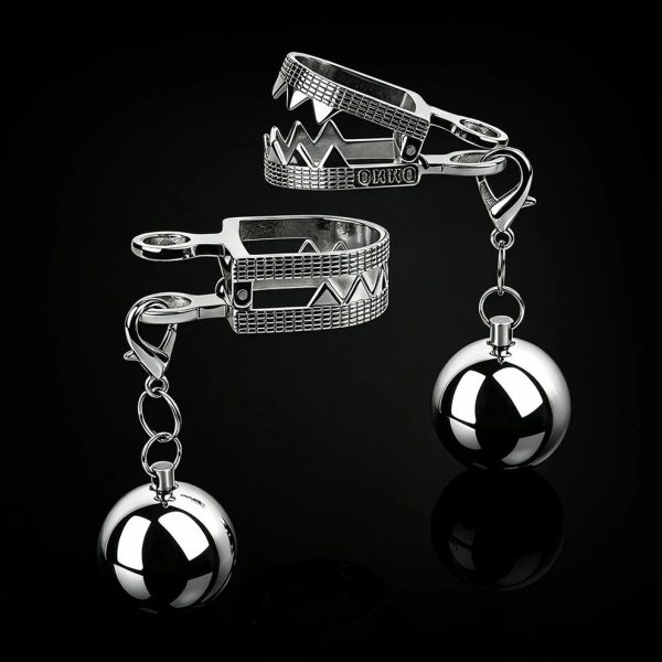 Ball and Chain - Weighted Nipple Torture Clamps