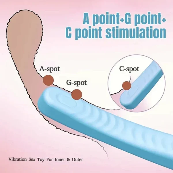 Bendable G Spot Vibrator - Body-Safe Liquid Silicone