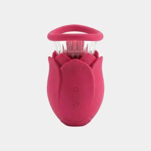 Crimson Bloom Sucking & Rotating Vibe