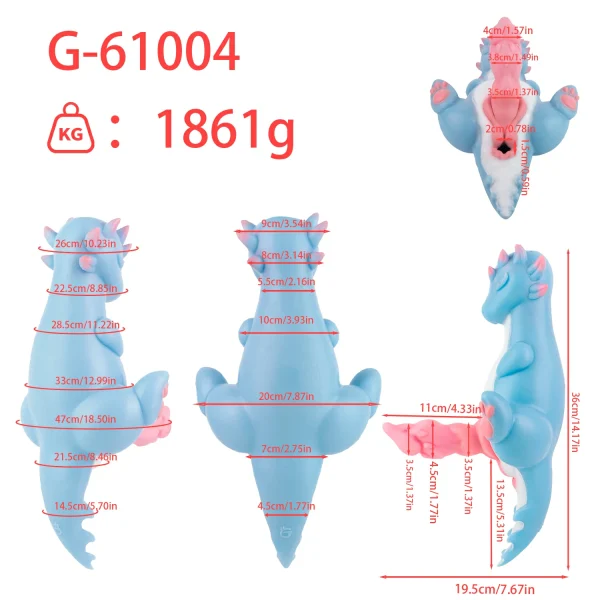 Dinosaur Sex Doll - Pokemon Theme Futa Design