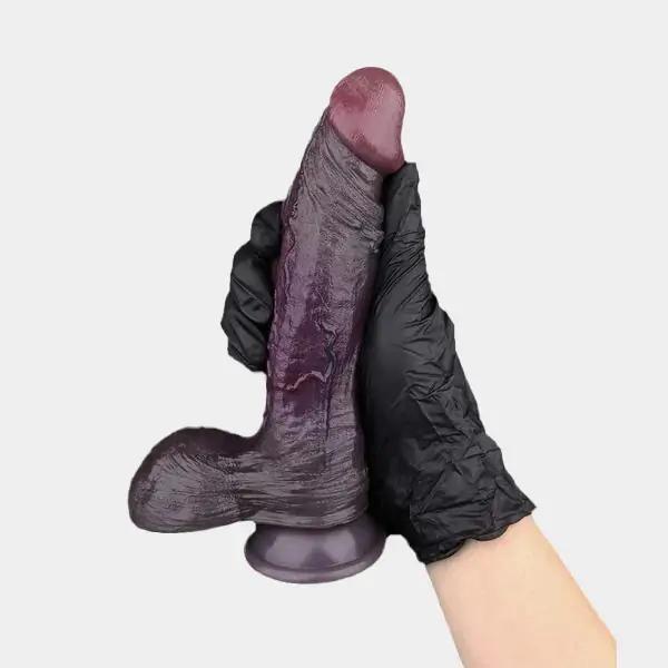 Ebony Series - Hyper Realistic Black Dildo