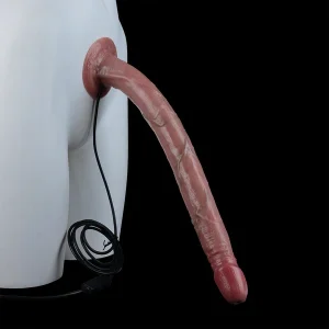 Endoscope Realistic Long Dildo - Platinum Liquid Silicone