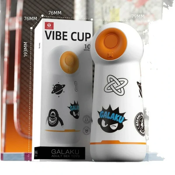 Galaku Vibe Cup - Compact Male Masturbator