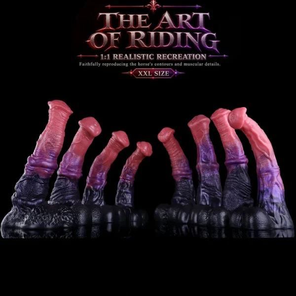 Hyper Realistic Horse Cock Series - Rich Detail Liquid Silicone