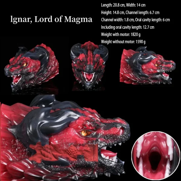 Ignar, Lord of Magma – Electric Dragon Head Masturbator