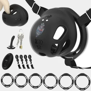 Lock Vibe - Silicone Vibrating Cock Cage for Beginner