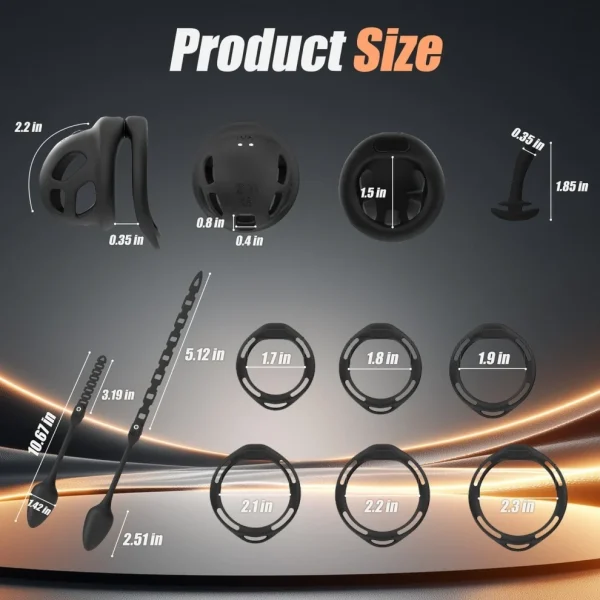 Lock Vibe - Silicone Vibrating Cock Cage for Beginner