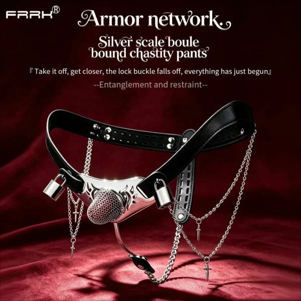 Mail Armor - Medieval Theme Metal Chastity Cage