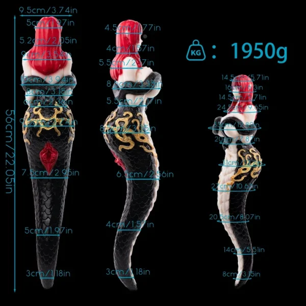 Medusa Sex Doll - Platinum Silicone