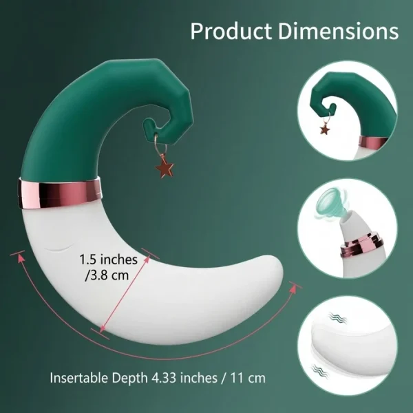 Moon Vibrator - Whisper-Quiet Discreet Vibrator