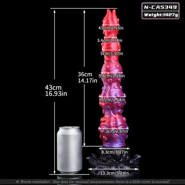 The Bloody Deep Series - Long Tentacle Monster Dildo
