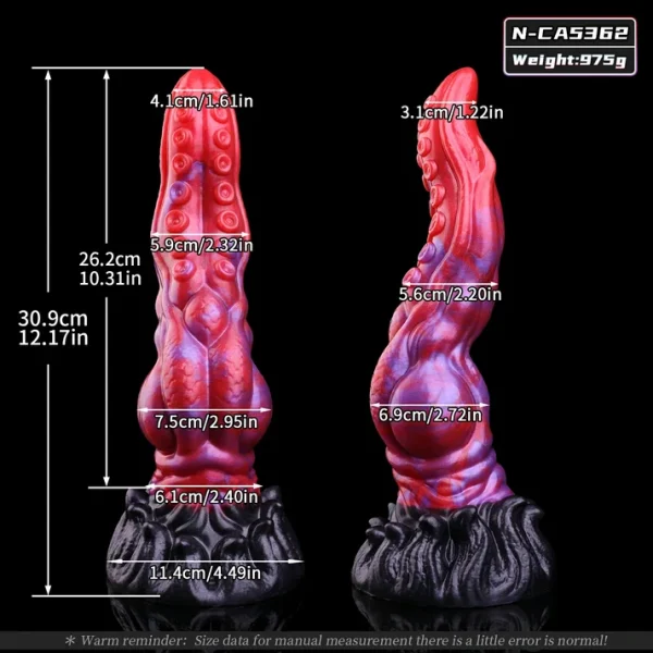The Bloody Deep Series - Long Tentacle Monster Dildo