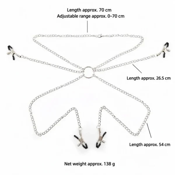 Nipple Clamps With Clit Clips