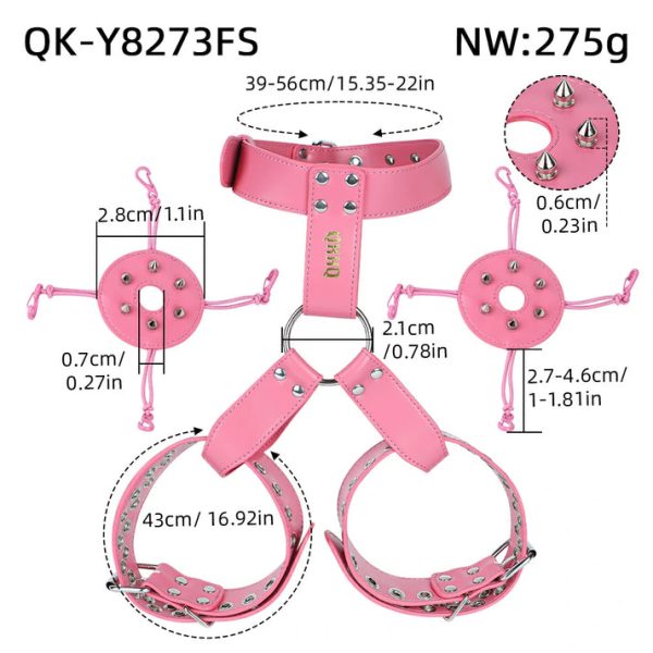 Psyche Goddess  - Riveted Breast Harness