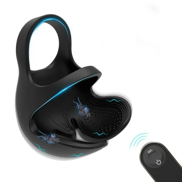 S-Hande Chd-Rct - Testicle Vibrator With Cock Ring