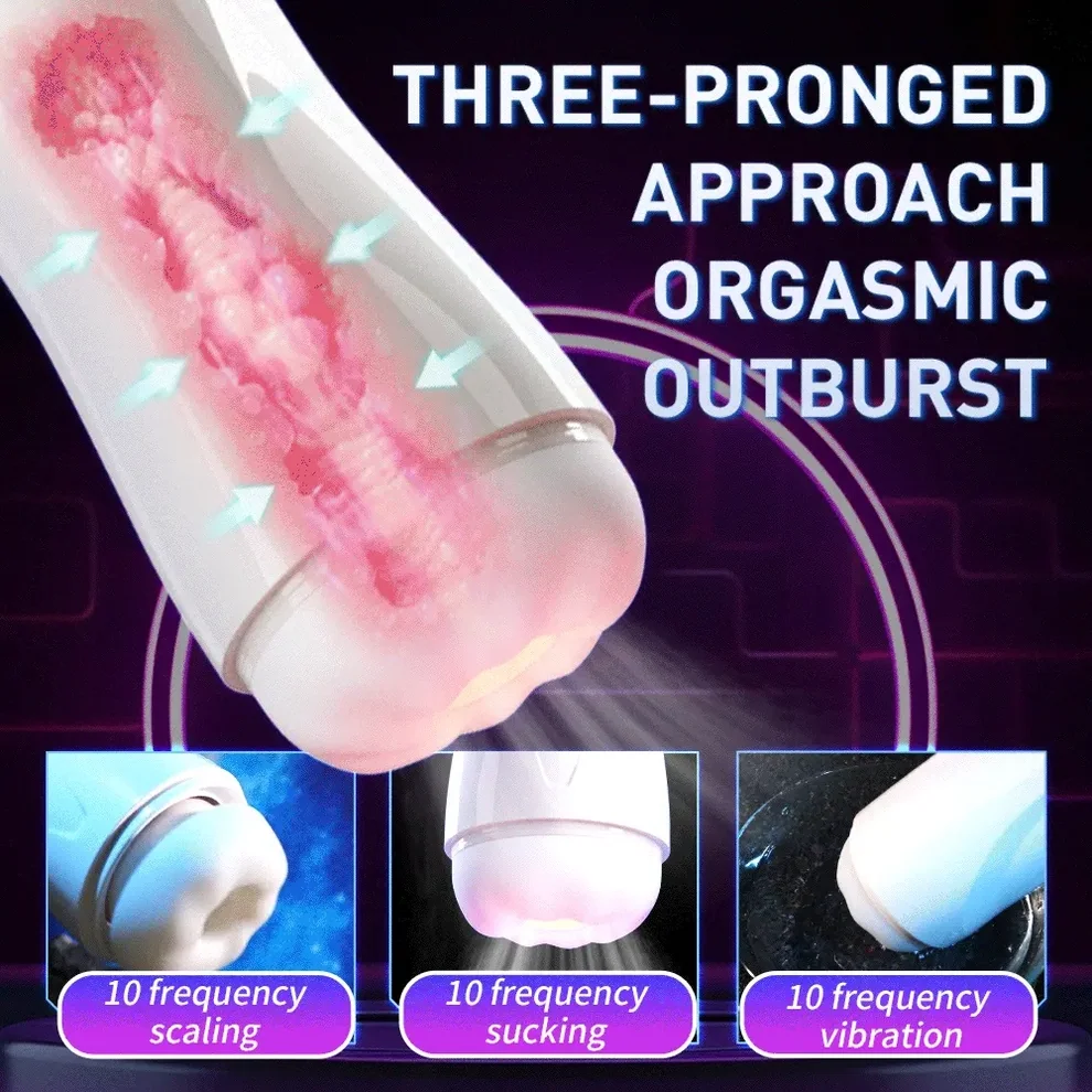 Sirius 6 in 1 Intelligent Thrusting Blowjob Auto Masturbator