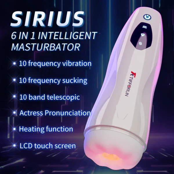 Sirius 6 in 1 Intelligent Thrusting Blowjob Auto Masturbator
