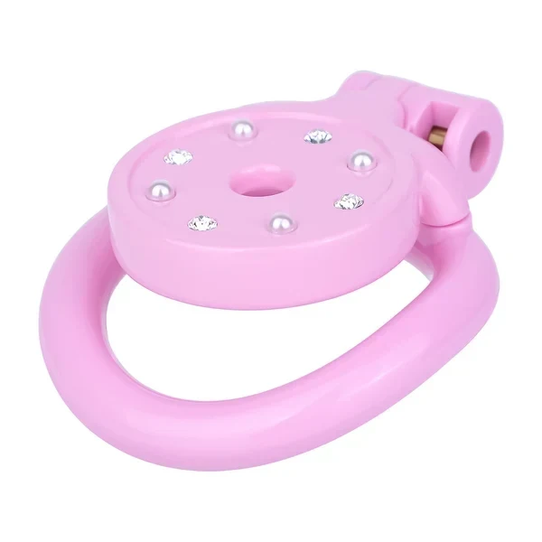 Sissy Orgasm Denial – Male Chastity Cage with Lock (1)