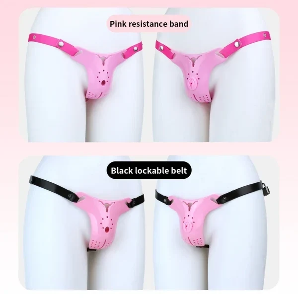 Sissy Orgasm Denial - Male Chastity Cage with Lock