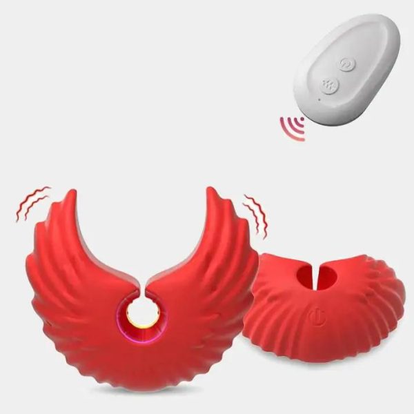 Wings - Festive Theme Vibrating Nipple Clamps